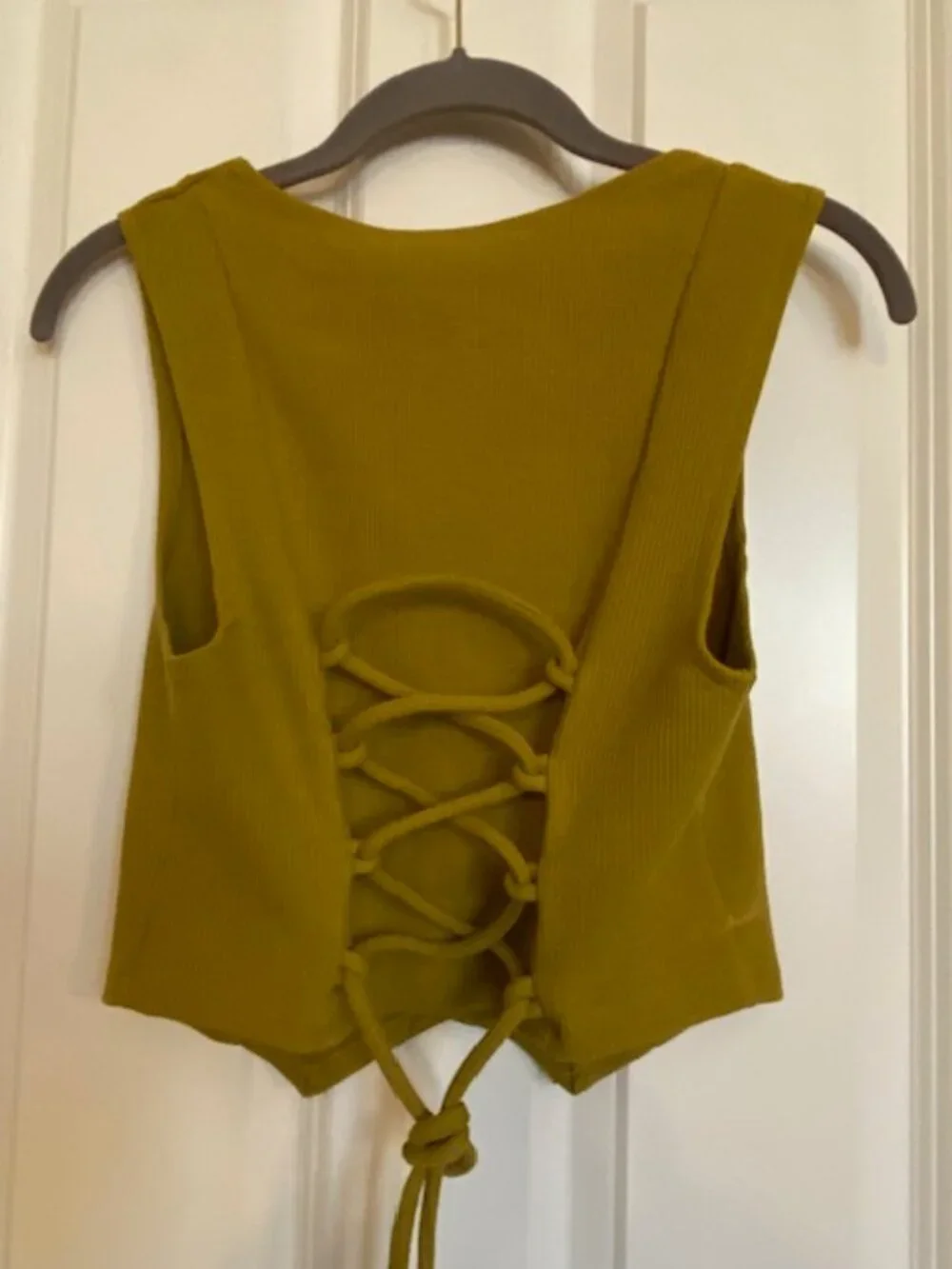 Free People Roxanne Vest and Pants Set Olive Combo XS